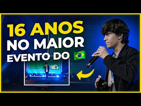 Palestrei aos 16 Anos no MAIOR evento de Drop do Brasil